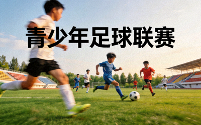 青少年足球联赛体育策划案例 - 孩子们在绿茵场上比赛